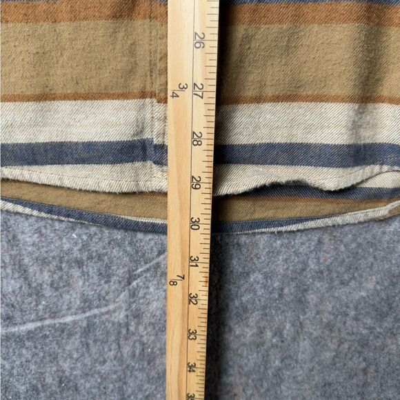 American Eagle Southwestern Twill Flannel Shirt XLarge Earthtone Casual #330 - Picture 5 of 8